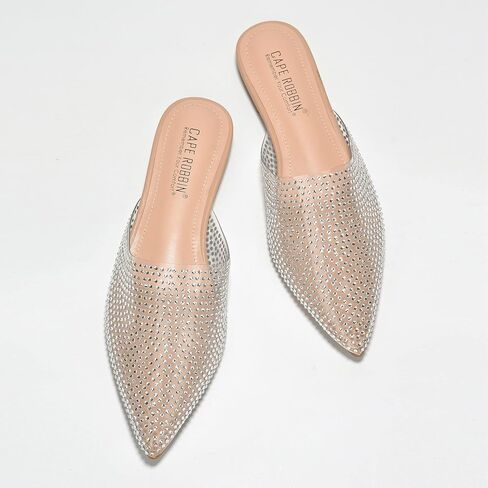Cape Robbin Enny Flat Sandals Slides for Women, Womens Mules Slip On Shoes in Saudi Arabia