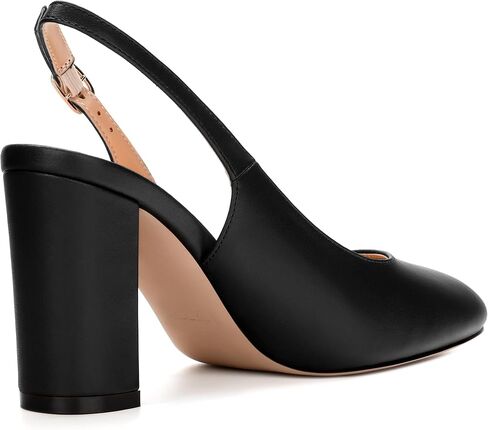 Women's Pumps, Block Heel Round Toe Dress Pumps Shoes for Women, Classic Round Toe High Chunky Heel Pumps in Saudi Arabia