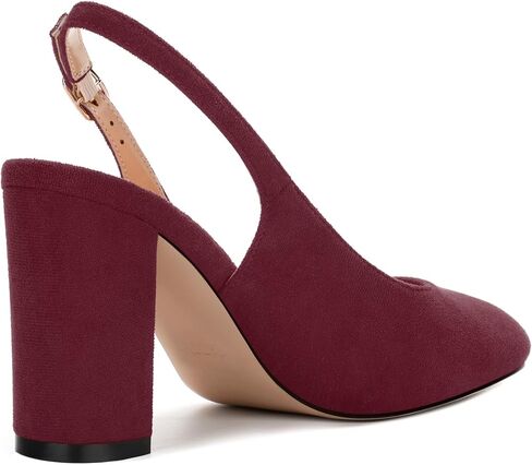 Women's Pumps, Block Heel Round Toe Dress Pumps Shoes for Women, Classic Round Toe High Chunky Heel Pumps in Saudi Arabia