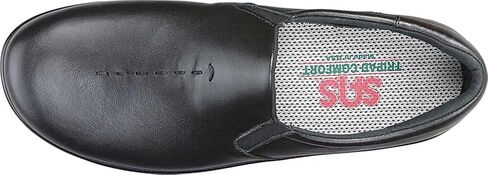 SAS Women's Viva Slip On Black Leather in Saudi Arabia