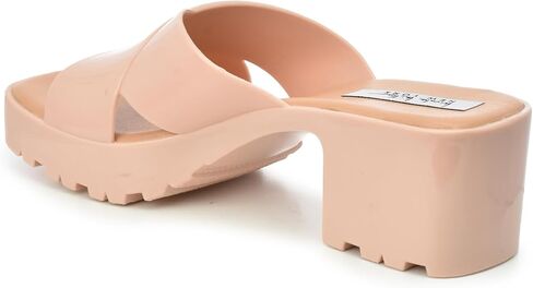 Nicole Miller Womens Eva Heel Sandal Easy Slip on Design in Saudi Arabia