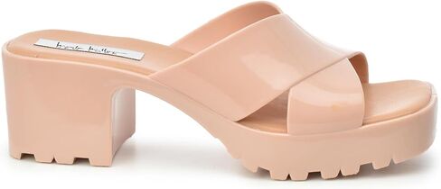 Nicole Miller Womens Eva Heel Sandal Easy Slip on Design in Saudi Arabia