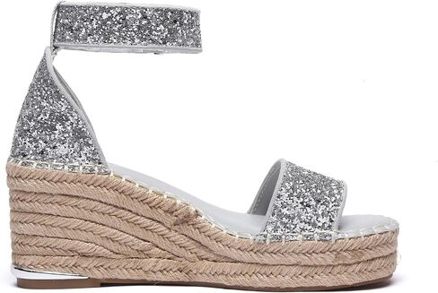 Bernal Women's Platform Sandals Casual Dressy Summer Heighten Wedge Ankle Strap Open Toe Twine Sandals in Saudi Arabia