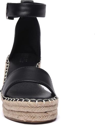Bernal Women's Platform Sandals Casual Dressy Summer Heighten Wedge Ankle Strap Open Toe Twine Sandals in Saudi Arabia