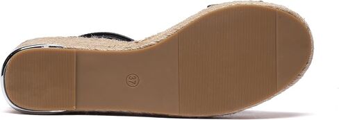 Bernal Women's Platform Sandals Casual Dressy Summer Heighten Wedge Ankle Strap Open Toe Twine Sandals in Saudi Arabia