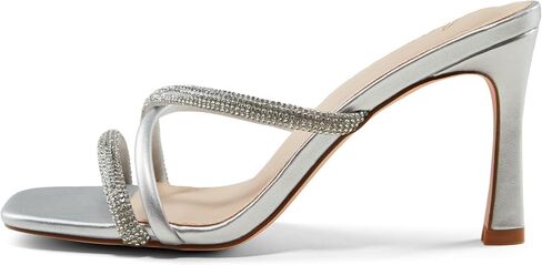 Arromic Women's Rhinestone Strappy High Stiletto Heels Square Open Toe Heeled Slip on Sandals Date Party Dress Wedding Sexy Crystal Straps Heels Shoes in Saudi Arabia