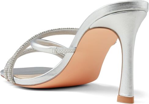 Arromic Women's Rhinestone Strappy High Stiletto Heels Square Open Toe Heeled Slip on Sandals Date Party Dress Wedding Sexy Crystal Straps Heels Shoes in Saudi Arabia