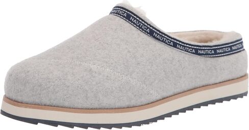 Nautica Women's Slipper Backless Faux Fur Warm Slip-On Indoor Outdoor Shoe Clog- Cordelia in Saudi Arabia