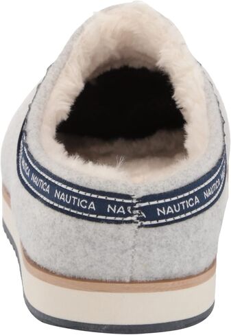 Nautica Women's Slipper Backless Faux Fur Warm Slip-On Indoor Outdoor Shoe Clog- Cordelia in Saudi Arabia