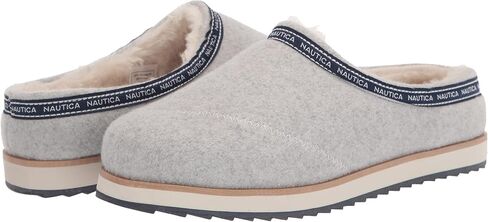 Nautica Women's Slipper Backless Faux Fur Warm Slip-On Indoor Outdoor Shoe Clog- Cordelia in Saudi Arabia