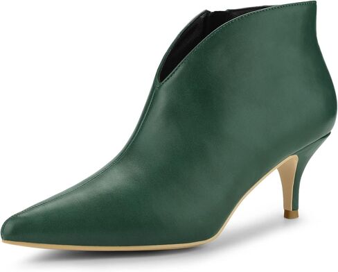 Allegra K Women's Cutout Pointy Toe Stiletto Heels Boots Ankle Booties in Saudi Arabia