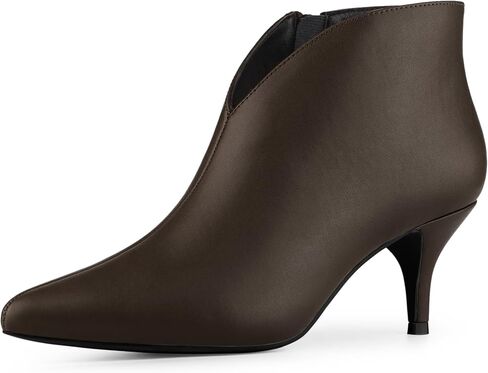 Allegra K Women's Cutout Pointy Toe Stiletto Heels Boots Ankle Booties in Saudi Arabia
