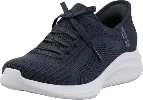 Skechers Sport Women's Women's Ultra Flex 3.0-Brilliant Path Sneaker, Charcoal, 10 M US in Saudi Arabia