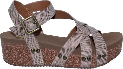 VOLATILE Women's Sandcastle Wedge Sandal in Saudi Arabia
