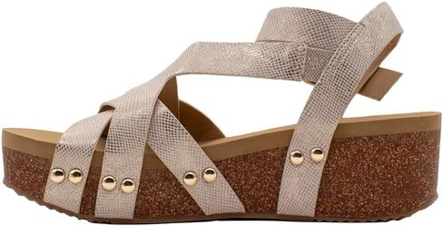 VOLATILE Women's Sandcastle Wedge Sandal in Saudi Arabia