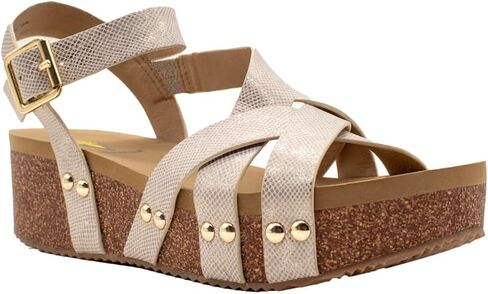 VOLATILE Women's Sandcastle Wedge Sandal in Saudi Arabia