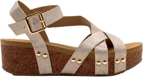 VOLATILE Women's Sandcastle Wedge Sandal in Saudi Arabia