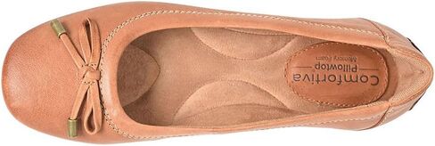 Comfortiva Women's Keegan Ballet Flat, Luggage, 9.5 Wide in Saudi Arabia