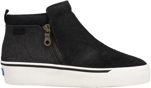 Keds Women's Cooper Zip Bootie Suede/Canvas Rain Boot in Saudi Arabia