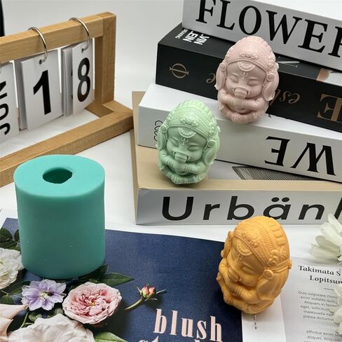 3D Buddha Design Candle Molds Soap 3D Silicone Buddha Mold for Candle Wax Aroma Gypsum Resin Decorating Crafts Making in Saudi Arabia