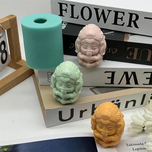 3D Buddha Design Candle Molds Soap 3D Silicone Buddha Mold for Candle Wax Aroma Gypsum Resin Decorating Crafts Making in Saudi Arabia