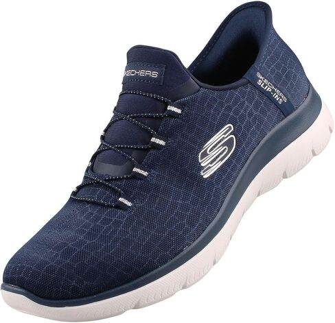 حذاء رياضي نسائي من Skechers سهل الارتداء بدون استخدام اليدين من ساميتس - حذاء رياضي ليلي أنيق in Kuwait