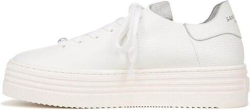 Sam Edelman Women's Pippy Sneaker, White Leather, 6 in Saudi Arabia