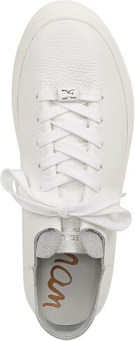 Sam Edelman Women's Pippy Sneaker, White Leather, 6 in Saudi Arabia