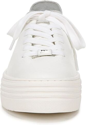 Sam Edelman Women's Pippy Sneaker, White Leather, 6 in Saudi Arabia
