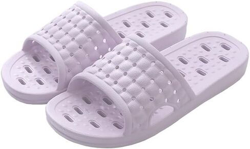 Quick Drying Shower Slippers for Women Men, Non Slip Lightweight Open-toe Travel-friendly Breathable Shoes Slide Slippers for Bathroom,Indoor,Outdoor in Saudi Arabia