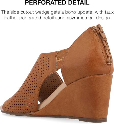 مجموعة Journee للسيدات ذات عرض متوسط ​​وواسع من Aretha Wedge in Kuwait