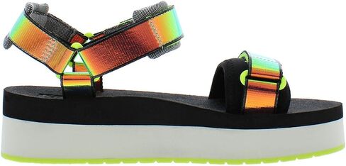 Keds Women's Trio Platform Iridescent Sport Sandal, Black, 8 in Saudi Arabia