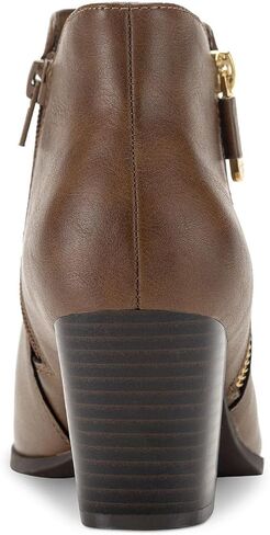 Style & Co. Womens Masrinaa Microsuede Ankle Booties Brown 8.5 Medium (B,M) in Saudi Arabia