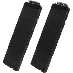 BOROLA 18-Dart Quick Reload Clip Compatible for Nerf Elite Series Guns Set (2 pcs Transparent Clip +40 pcs Waffle Darts)