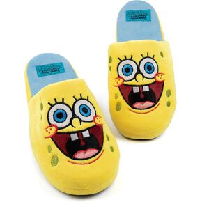SPONGEBOB SQUAREPANTS Men's Slippers Adult Character House Slider