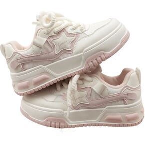Star Shoes Women Walking Sneakers Y2k Shoes Platform Chunky Aesthetic Cute Travel Outdoor Sport