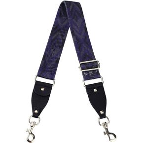 VanEnjoy Purse Strap Replacement Multicolor Nylon Aajustalble Crossbody Bag Straps for Handbags - 2" Wide,35"- 52" Long