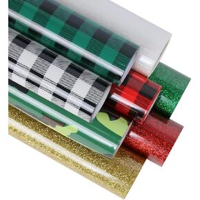 TORC Holographic Gold HTV Heat Transfer Vinyl Roll 12 in x 5 ft Metallic Iron-on Transfer for Cricut T-Shirts