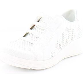 Bzees Womens Golden Knit Slip-On Sneaker