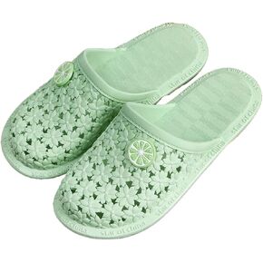 Women's Summer EVA Breathable Slippers with Flower and Fruit Patterns for Home Indoor and Outdoor Use
