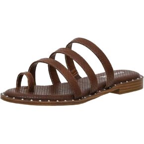 CUSHIONAIRE Women's Tess toe loop thong sandal +Memory Foam