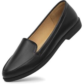 حذاء نسائي من MUSSHOE سهل الارتداء بدون كعب للنساء حذاء بدون كعب مريح أنيق للنساء باللون الأسود من البولي يوريثان in Kuwait