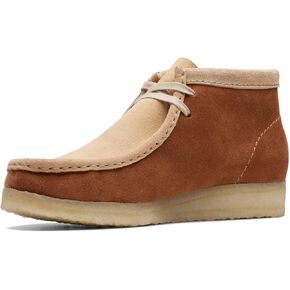 Clarks Womens Wallabee Boot. Tan Combi Brown | 26169841
