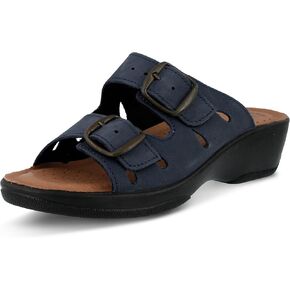 Flexus Women's Decca Slide Sandal Navy EU 39 / US 8.5