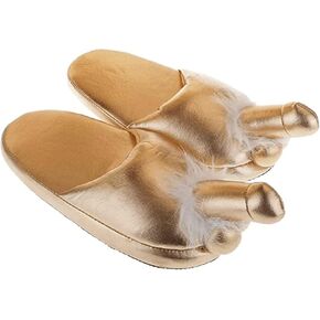 Funny Slippers for Unisex Adult Novelty Slippers Gag Gifts Anti Slip House Slippers Winter Furry Slippers for Women Men