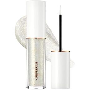 mude Dreamy Liquid Glitter 02 Gold Glory مع أداة تطبيق رفيعة من اللمعان إلى اللمعان الجريء في لمسة نهائية واحدة متعددة الأبعاد مع تركيبة تدوم طويلاً