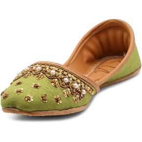 Punjabi Jutti Indian Ethnic Shoes Indian Pakistani Wedding Women Shoes Mojari