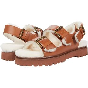 Madewell The Shearling-Lined Madelyn Sandal
