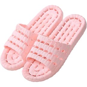 Shower Slippers for Women Men, Quick Drying Non Slip Lightweight Open-toe Travel-friendly Breathable Shoes Slide Slippers for Bathroom,House Slipper,Outdoor
