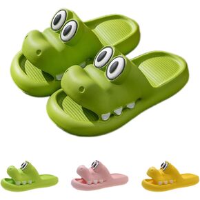 Crocodile Slippers Lovely Female Summer Outside Wear Deodorant Bath Non-slip Home Slippers